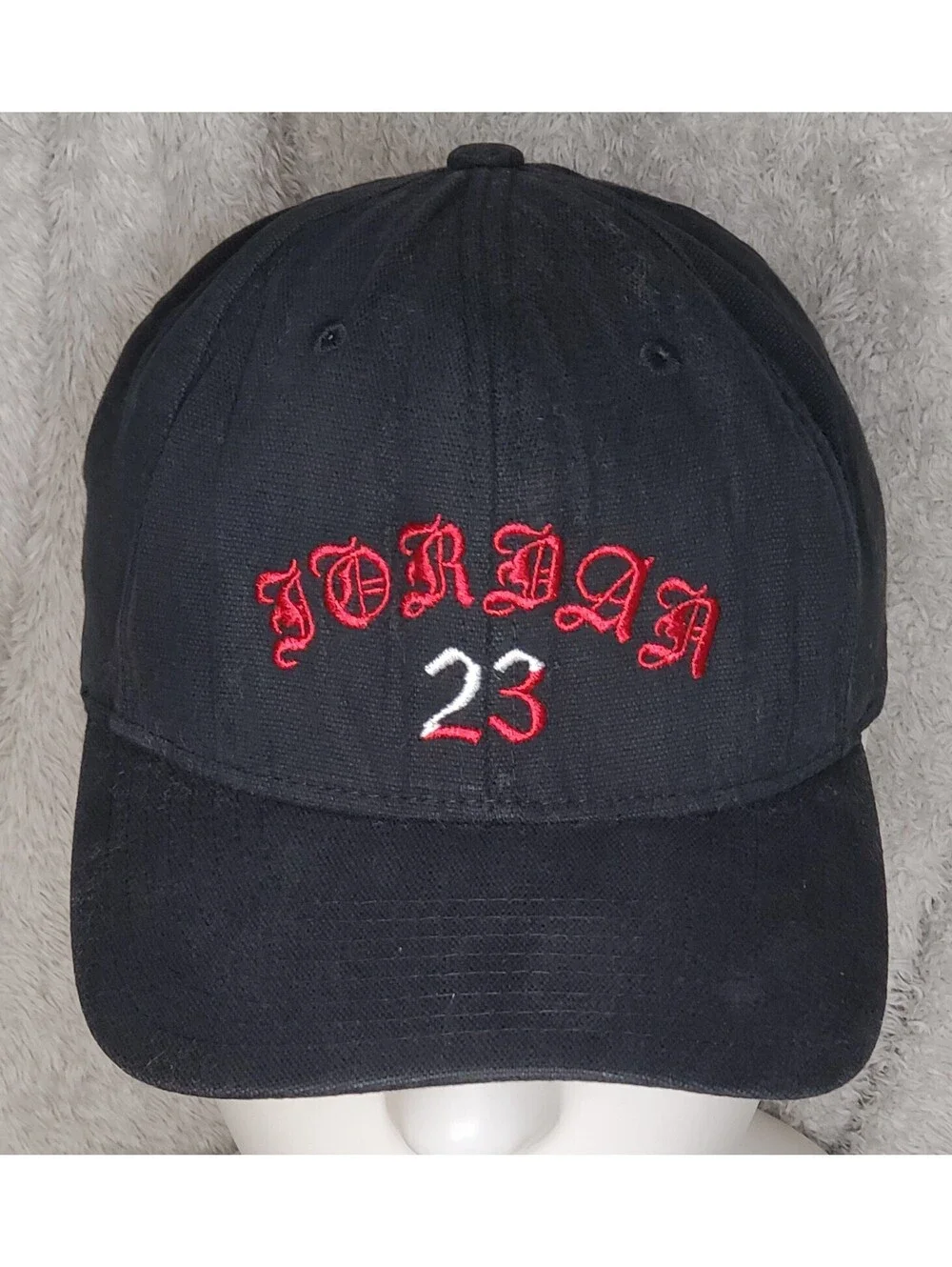 Nike Air Jordan 23 Flexfit Hat S/M Black Red Jumpman Embroidered Cap